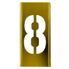 Ch Hanson 100138 Stencil SORT-3" Brass Gothic New. Price: $9.99.