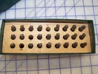 Ace Machinist Steel Letter Punch Marking Stamp Set Box Alphabet 3/32" Hanson Co Used. Price: $20.00.