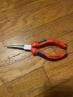 Knipex 31 15 160 1/4 In Long Nose Plier Multi-component Grip Handle Used. Price: $45.00.