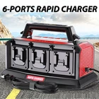 6-PORTS Super Simultaneous Charger Rapid Station For Milwaukee Battery New. Price: $186.83.
