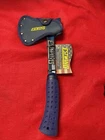 Estwing E6-25A Blue 14" Camper's Axe, Solid America Steel, Nylon Sheath New. Price: $37.99.