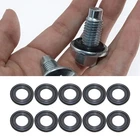 Tioollev 10PCS Drain Plug Gasket Replace OEM#12616850,SEALABILITY M12 Oil... New. Price: $8.09.