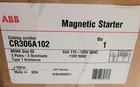 Abb Magnetic Starter CR306A102 Nema Size 00 115-120V 60HZ 110V New. Price: $275.00.
