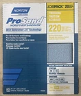 Norton Prosand 9" X 11" 20CT Sanding 220 Grit - 5 Packs (100 Sheets) New. Price: $65.99.