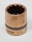 Berylco W-936 Non Sparking Becu Beryllium Socket 7/8" Inch 1/2 Drive Used. Price: $29.99.
