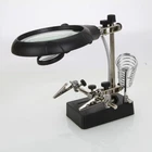 Led Stand Loupe, Lighted Helping Third Hands Clamp Clip Magnifying Sold... New. Price: $28.00.