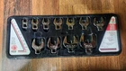Matco Drive Open End Crowfoot Wrench Set 10 Piece Sae 3/8-1" New SRCFS11T. Price: $189.00.