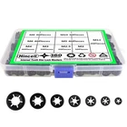 360PCS Internal Tooth Star Lock Washers Assortment M2 M12 Push Nuts Speed Cli New. Price: $12.64.