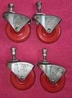 Snap-on Tools Caster Wheels Set Of 4 Heavy Duty 360 Degree Swivel Top Plate Used. Price: $29.95.