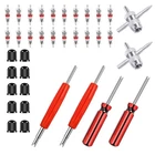 6PCS Tire Valve Stem Removal Tool Single And Double Heads Core Remover... New. Price: $15.57.