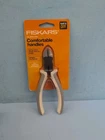 Fiskars 6" Precision Wire Cutter Spring Action Softgrip White Gray New. Price: $14.90.