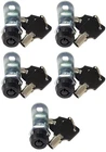 Admiral Locks Tubular Cam Lock, Keyed Alike 5/8" 90 Black Pack Of New. Price: $59.44.