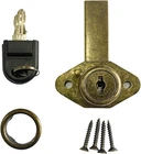 Desk Cabinet Lock, Zinc Alloy Antique Bronze Drawer Dreeser Copper-colored New. Price: $10.52.