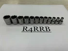Snap-on Tools Usa New 12PC 1/4" Drive Metric 6 Point Shallow Socket Set 112TMMY. Price: $169.95.