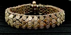 Vtg 7 India Articulated Copper Bracelet Silver Plate Screw Closure Pin Lock Pre-owned. Price: $28.00.