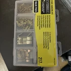 Everbilt Picture Hanging Kit 217-PIECE Assorted Saw Tooth Hangers Screw Eyes Used. Price: $8.00.