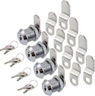 Cabinet Cam Lock, 5/8 Inch Keyed Alike Locks Secure File Drawer Door Mailbox New. Price: $17.53.