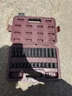 Matco Adv 26 Piece Point Shallow & Deep Impact Socket Set 7MM-19MM Complete Used. Price: $160.00.