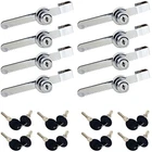 Wooch Sliding Glass Door Ratchet Lock With Chrome Finish, Keyed Ali... Fast Ship New. Price: $29.99.