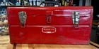 Vintage Proto Metal Toolbox 9975 Heavy Duty Steel Red Chest Latches Handle Used. Price: $95.00.