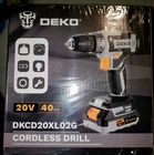 Deko Pro 20V Cordless Drill Set: Lightweight 2.5LBS Tool For Home Repairs New. Price: $33.00.