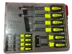 Snap-on SGDX6040HV 10-PC Soft Combo Instinct Screwdriver Set Hi Viz Unused New. Price: $275.00.