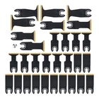 Lablt Steel Oscillating Tool Blade 30 Pieces 4 Types Carbon Black New. Price: $33.08.