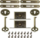 Jiozermi 2 Pack Mini Locks With Skeleton Key, Full Mortise Antique For ... New. Price: $13.55.