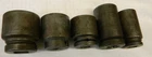 Cornwell/wright/williams Tools 3/4" & 1" Drive 5PC Sae 6/12PT Impact Sockets Used. Price: $55.00.