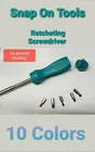 New Snap-on Ratcheting Hard Handled Screwdriver 8 31/32" Long 5 Bits 11 Colors!!. Price: $109.95.