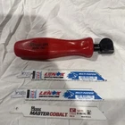 Snap-on Tools New Red Hard Handle Quick Cutter Saw W/ Bi-metal Blade HS50. Price: $65.00.
