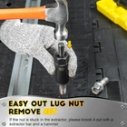 Topec 10PCS Deep Lug Nut Remover Heavy Duty, 1/2" Drive Impact Wheel Lock Rem... New. Price: $61.33.