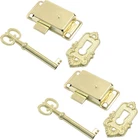 2-PACK Decorative Brass Skeleton Cabinet Locks With Keys And Screws. Price: $14.49.