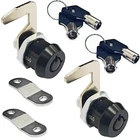 2 Pack Black Toolbox Locks With Keys 5/8 Inch Tubular Cam Keyed Alike Zi... New. Price: $21.07.