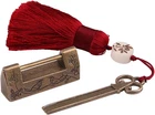 Gther Decorative Vintage And Key, Antique Chinese Padlock Magpie Flower Old New. Price: $18.99.