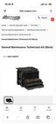 New Snap-on Gmtk General Mechanic's Maintenance Military Tool Set Kit 8 Drawer. Price: $5000.00.