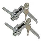 2 Sets Purocean Level Cam Lock,l-type Locking Door Handle,cabinet New. Price: $42.60.