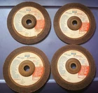 Vintage Bay State Dresser Blue Flash Grinding Wheel 7" X 1/4" & 1/8" Lot Of Used. Price: $45.00.