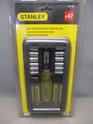 Stanley Multi-bit Ratcheting Screwdriver Set 47PC Sockets And Bits 68-736 Nos New. Price: $34.95.