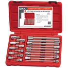 Genius Tools Piece 3/8" Dr. Sae Hex Bit Socket Set BS-320HSX New. Price: $156.88.