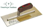 Kraft Tool 12"X 5" Elite Series Star Golden Stainless Steel Trowel Wood Handle New. Price: $79.00.