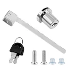 Luomorgo Sliding Glass Door Ratchet Lock, Keyed Alike 1PC, Chrome New. Price: $9.36.
