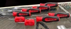 Snap-on Tools 6 Red Soft Grip And Stubby Screwdrivers (SHD1 & SHDP22IR) New. Price: $140.00.