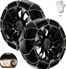 Dedc Snow Chains For Tesla Model Y Suv Tire Quick Fit Reusable Set Of 2 New. Price: $64.00.