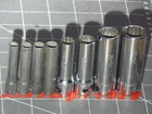 Snap On 8PC Sae 1/4 3/8 Drive Deep Spline Socket Set 7/32" 5/8" 12PT Gtel Fel Used. Price: $332.49.