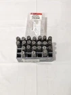 C.h. Hanson Heavy-duty Stamp Set: 3/8" Character, 23 Pc 21151 Incomplete New. Price: $53.00.