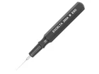 Excelta 260A-ESD Spatula, Mini, Straight, 0.10' Tip, Aluminum Handle, 2.5'L, New. Price: $23.35.