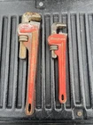 Snap On Tools 2PC 10 Inch & 14 Pipe Wrenches Used. Price: $120.00.