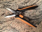 Vintage Fiskars 8 In. Stainless Steel Spring Action Sharp Utility Cutter. Used. Price: $23.95.
