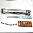 Alemite Grease Gun Tool Aluminum Manual Lever Action Includes Extra Coupler New. Price: $115.00.